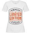 Women's T-shirt LIMITED EDITION White фото