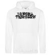 Men`s hoodie BRING ME THE HORIZON inscription White фото