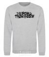 Sweatshirt BRING ME THE HORIZON inscription sport-grey фото