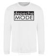 Sweatshirt DEPECHE MODE logo White фото