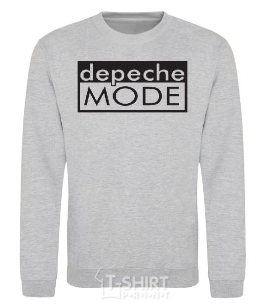 Sweatshirt DEPECHE MODE logo sport-grey фото