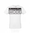 Men's T-Shirt DEPECHE MODE logo White фото