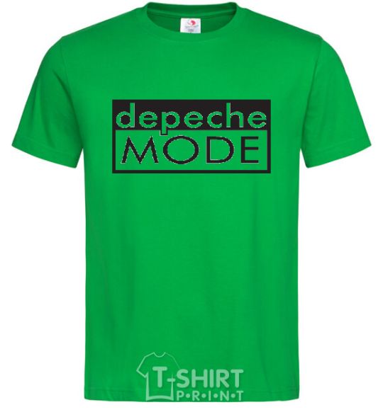 Men's T-Shirt DEPECHE MODE logo kelly-green фото