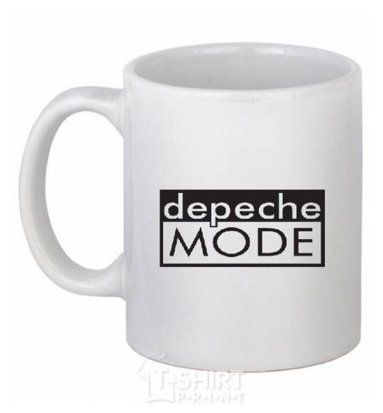 Ceramic mug DEPECHE MODE logo White фото