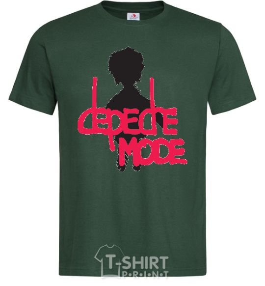Мужская футболка DEPECHE MODE PINK Темно-зеленый фото