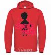 Men`s hoodie DEPECHE MODE PINK bright-red фото