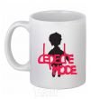 Ceramic mug DEPECHE MODE PINK White фото