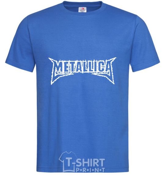 Мужская футболка METALLICA LIGHT Ярко-синий фото