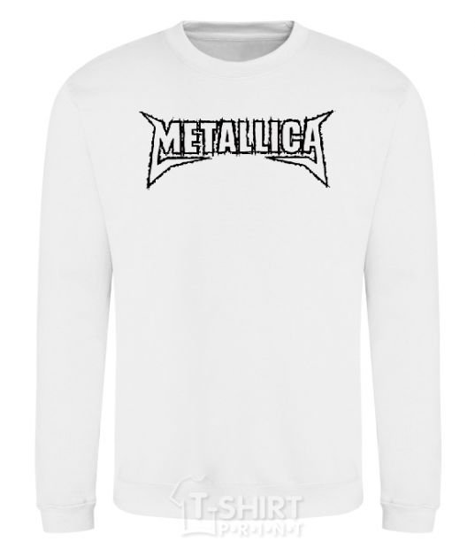 Sweatshirt METALLICA LIGHT White фото