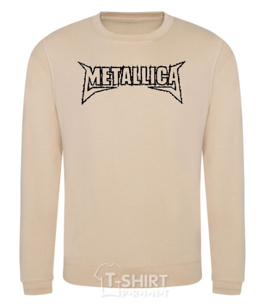 Sweatshirt METALLICA LIGHT sand фото