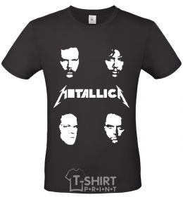 Men's T-Shirt METALLICA FACES black фото