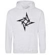 Men`s hoodie METALLICA STAR sport-grey фото