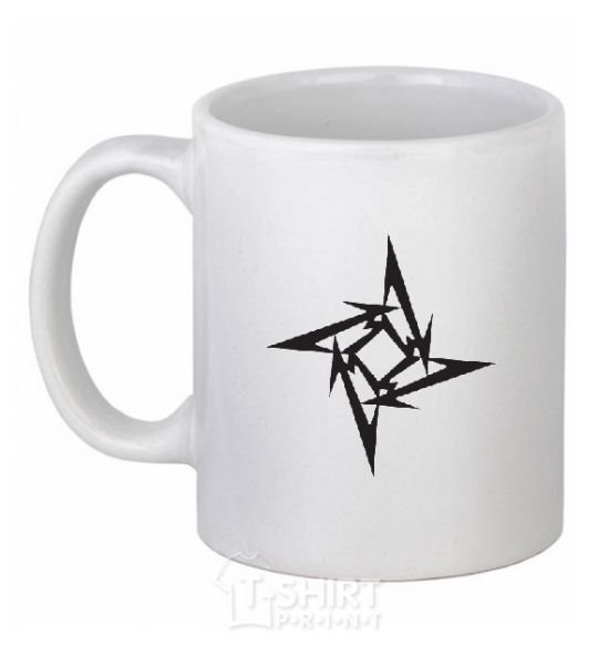 Ceramic mug METALLICA STAR White фото