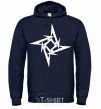 Men`s hoodie METALLICA STAR navy-blue фото