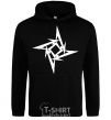 Men`s hoodie METALLICA STAR black фото