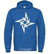 Men`s hoodie METALLICA STAR royal фото