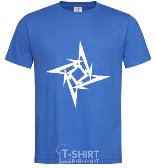 Men's T-Shirt METALLICA STAR royal-blue фото