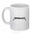 Ceramic mug METALLICA White фото