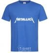 Men's T-Shirt METALLICA royal-blue фото