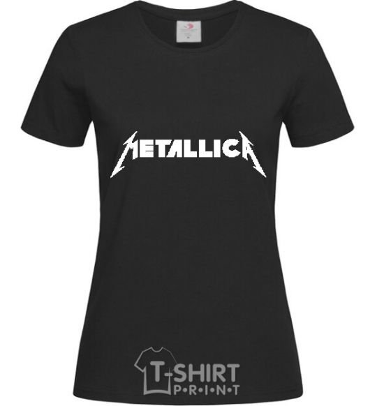 Women's T-shirt METALLICA black фото