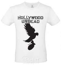 Men's T-Shirt HOLLYWOOD UNDEAD White фото