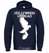 Men`s hoodie HOLLYWOOD UNDEAD navy-blue фото