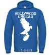 Men`s hoodie HOLLYWOOD UNDEAD royal фото