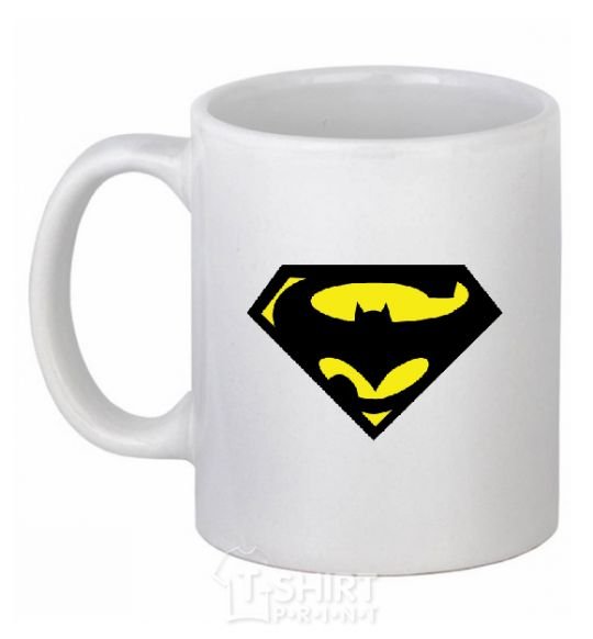 Ceramic mug SUPERBATMAN White фото