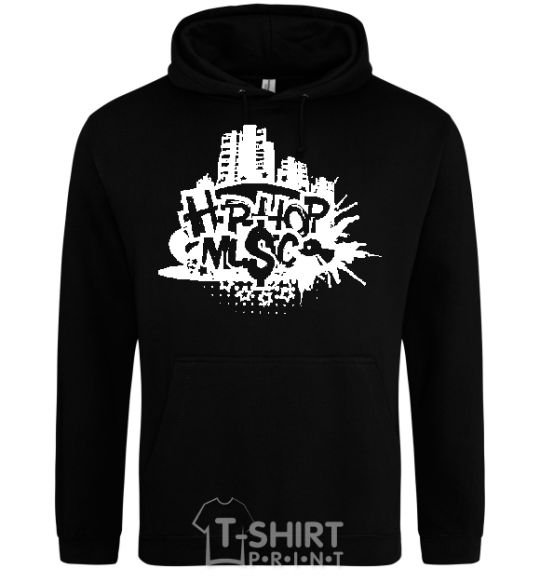 Men`s hoodie HIP HOP black фото