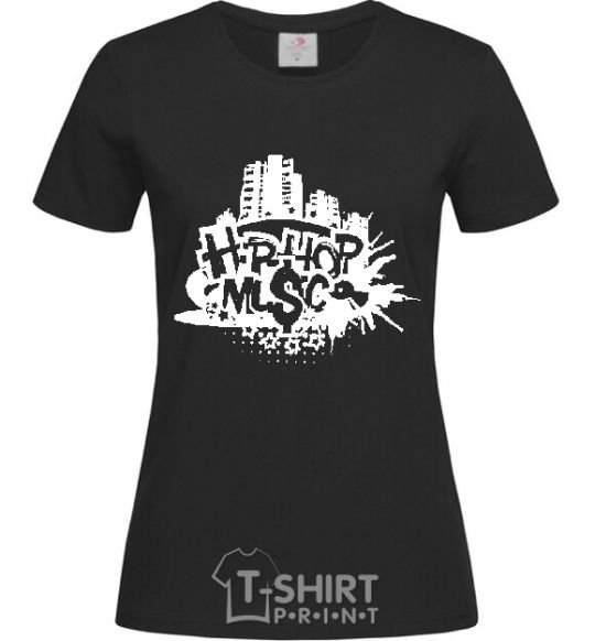 Women's T-shirt HIP HOP black фото