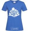 Women's T-shirt HIP HOP royal-blue фото