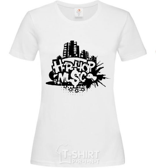 Women's T-shirt HIP HOP White фото