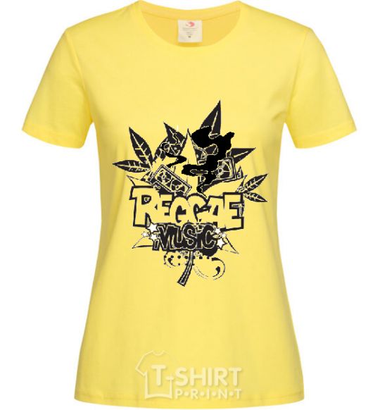 Женская футболка REGGAE Лимонный фото