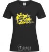 Women's T-shirt ROCK Music sign black фото