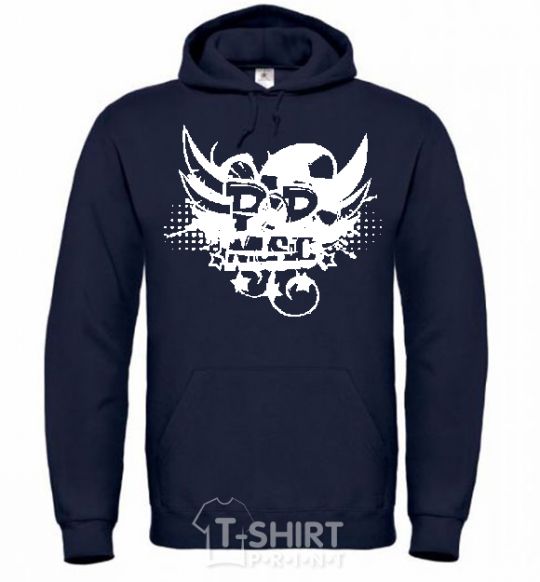 Men`s hoodie POP navy-blue фото