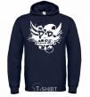 Men`s hoodie POP navy-blue фото