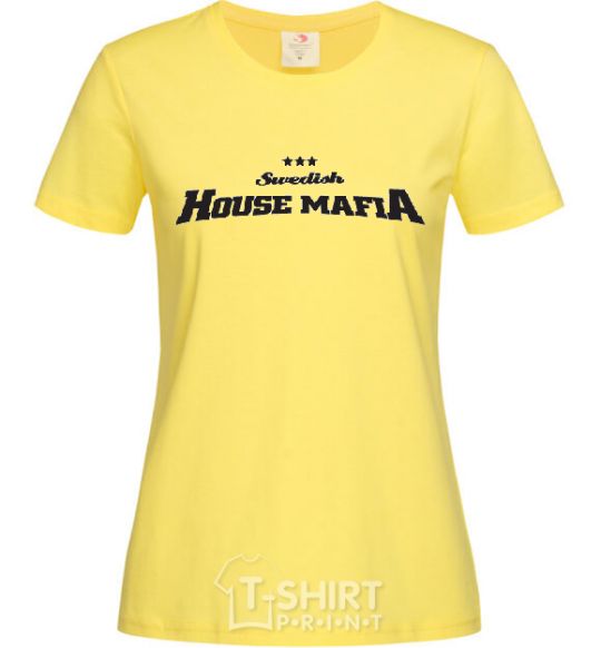 Женская футболка SWEDISH HOUSE MAFIA Лимонный фото
