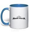 Mug with a colored handle SWEDISH HOUSE MAFIA royal-blue фото