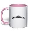 Mug with a colored handle SWEDISH HOUSE MAFIA light-pink фото