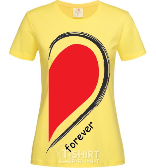 Женская футболка FOREVER Лимонный фото