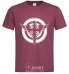 Men's T-Shirt 30 SECONDS TO MARS burgundy фото