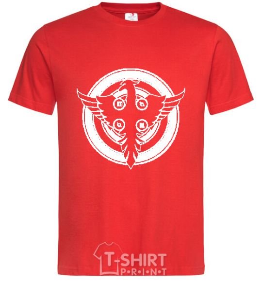 Men's T-Shirt 30 SECONDS TO MARS red фото