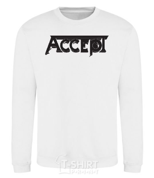 Sweatshirt ACCEPT White фото