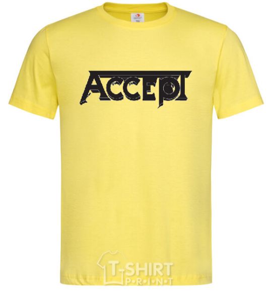 Men's T-Shirt ACCEPT cornsilk фото