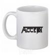 Ceramic mug ACCEPT White фото