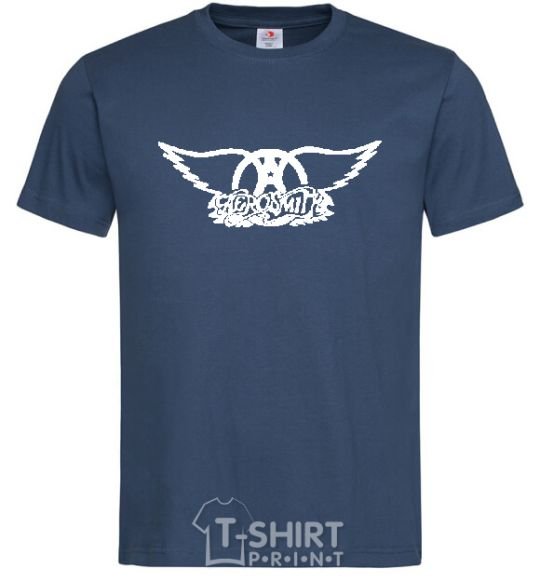 Men's T-Shirt AEROSMITH navy-blue фото