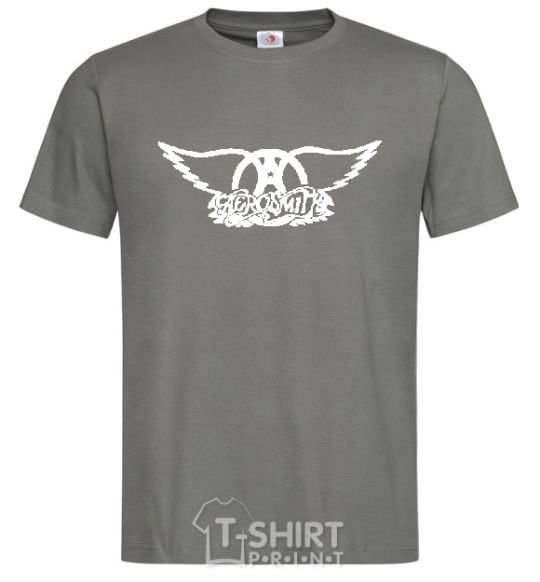 Men's T-Shirt AEROSMITH dark-grey фото