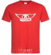 Men's T-Shirt AEROSMITH red фото