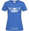 Women's T-shirt AEROSMITH royal-blue фото