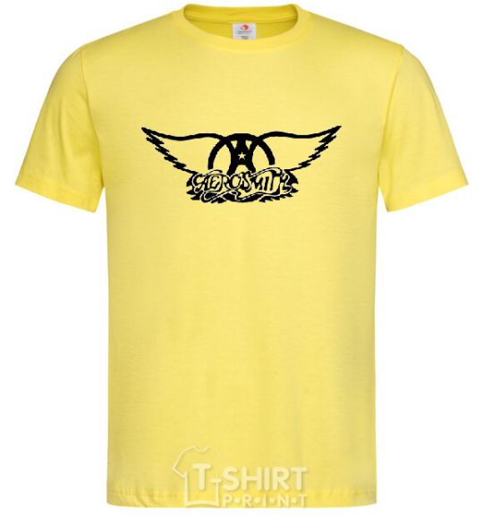 Men's T-Shirt AEROSMITH cornsilk фото